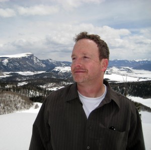 Bryant Oden on a ridge in the San Juan Mountains, in South West Colorado, 2008